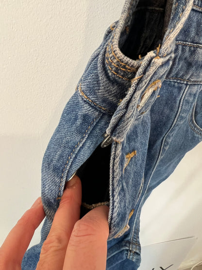 PULL&BEAR. Peto vaquero culotte. T XS