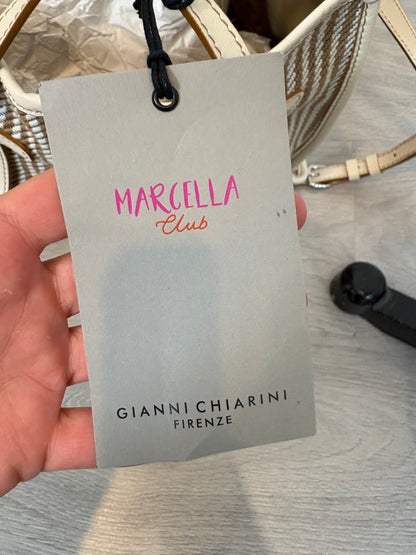 GIANNI CHIARINI. Striped shopper bag