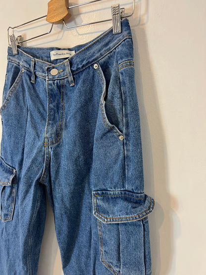 THE FRANKIE SHOP. Denim pants with Ts pockets