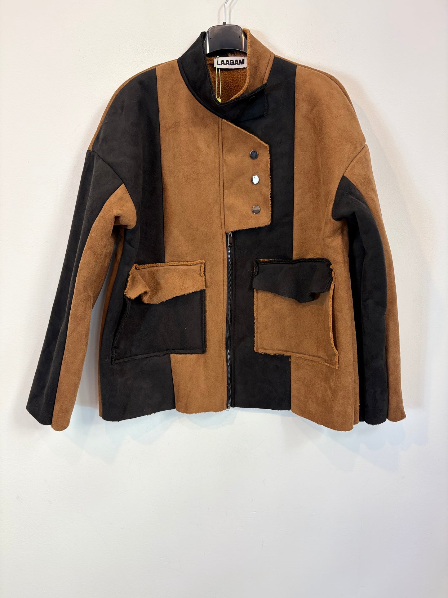 ZARA. Jacket with mottled gray wool. TS