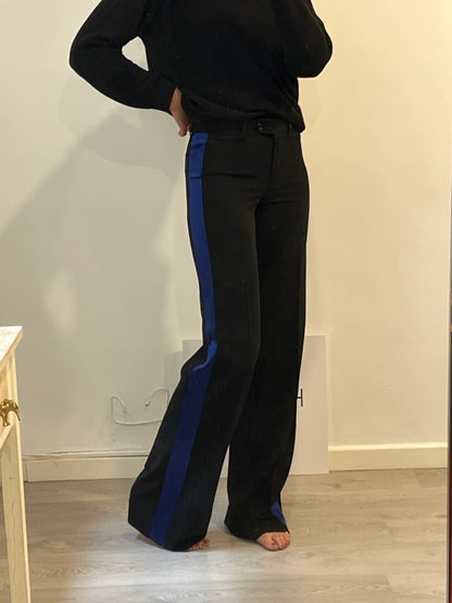 ANTONIO CROCE. Pantalón negros raya lateral T.38