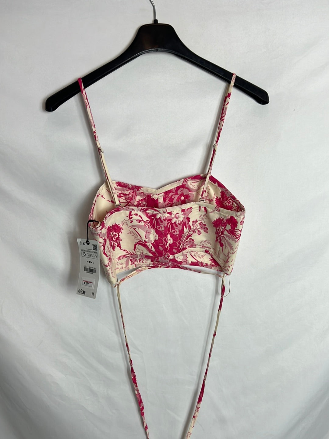 ZARA. Total look falda y top estampado. T S