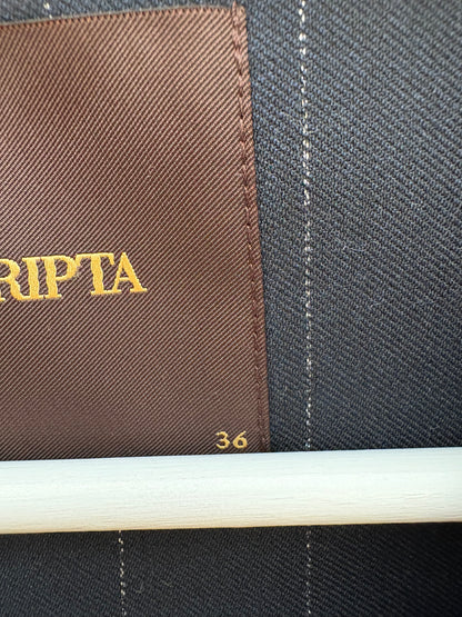 SCRIPTA. Traje de chaqueta azul marino con chaleco