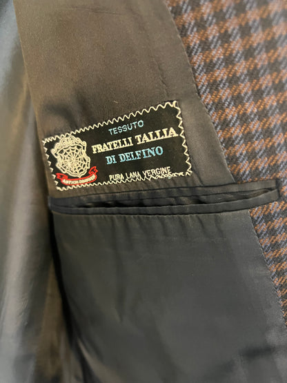 PAZ ZILERI. Checked wool jacket. Size 52