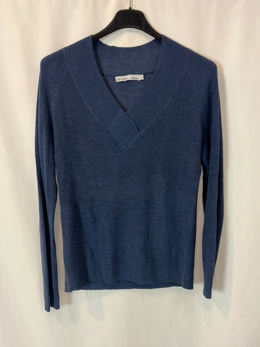 MULAYA. Jersey fino azul T.s