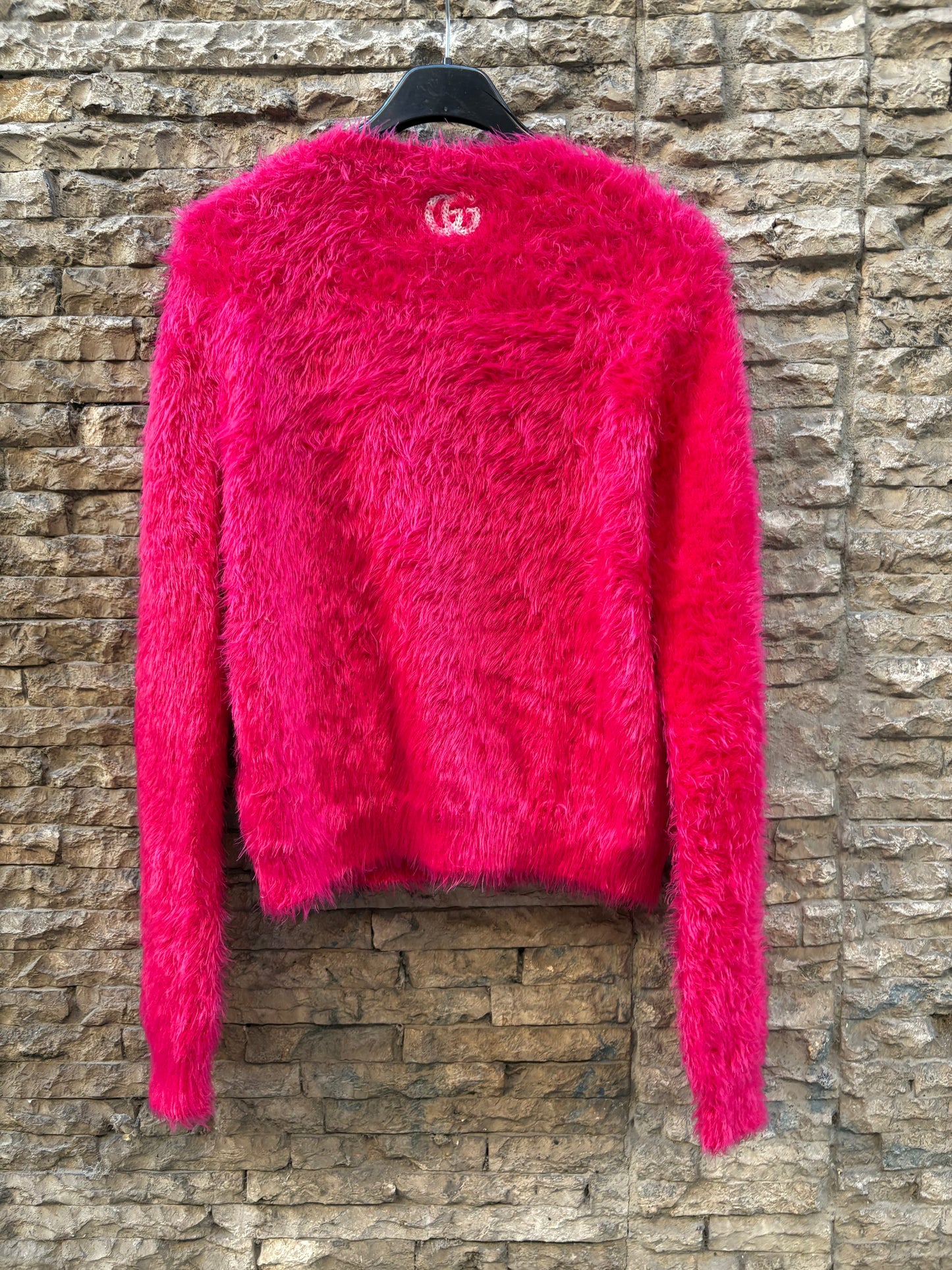 AMEÉ. Sleeveless fringed sweater S.(s)