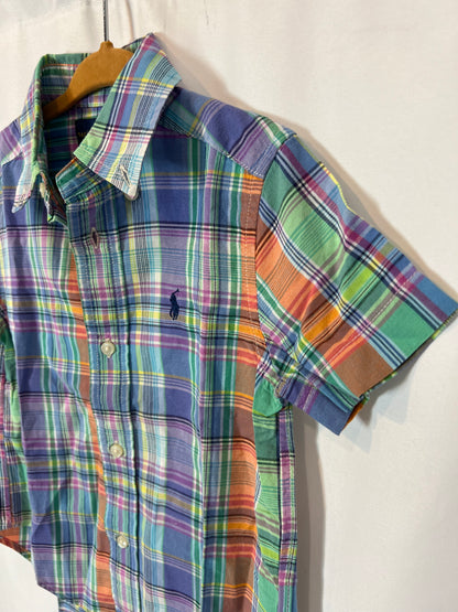RALPH LAUREN. Colorful plaid shirt. Size 2 years.