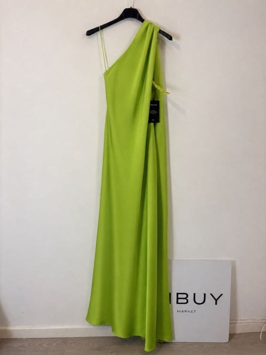 MANGO CÁPSULE. Vestido asimétrico cuello lazada