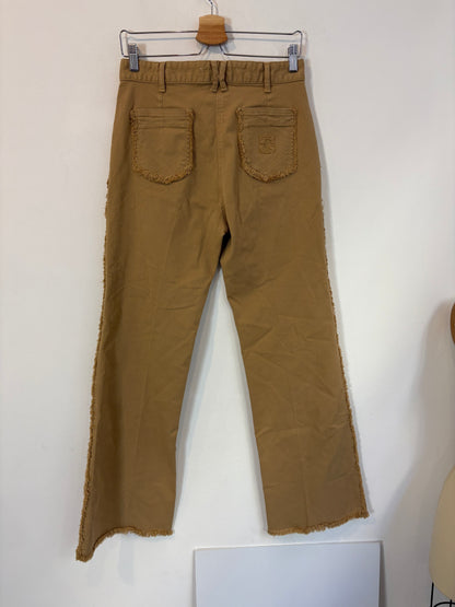 GERARD FAREL. Denim beige flecos
