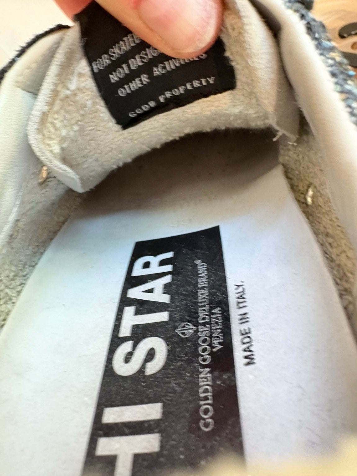GOLDEN GOOSE. Zapatillas glitter Limited Edition. T 39