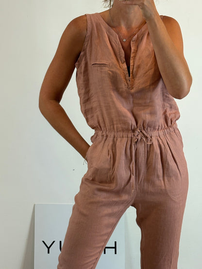 TCN. Long linen jumpsuit. TS