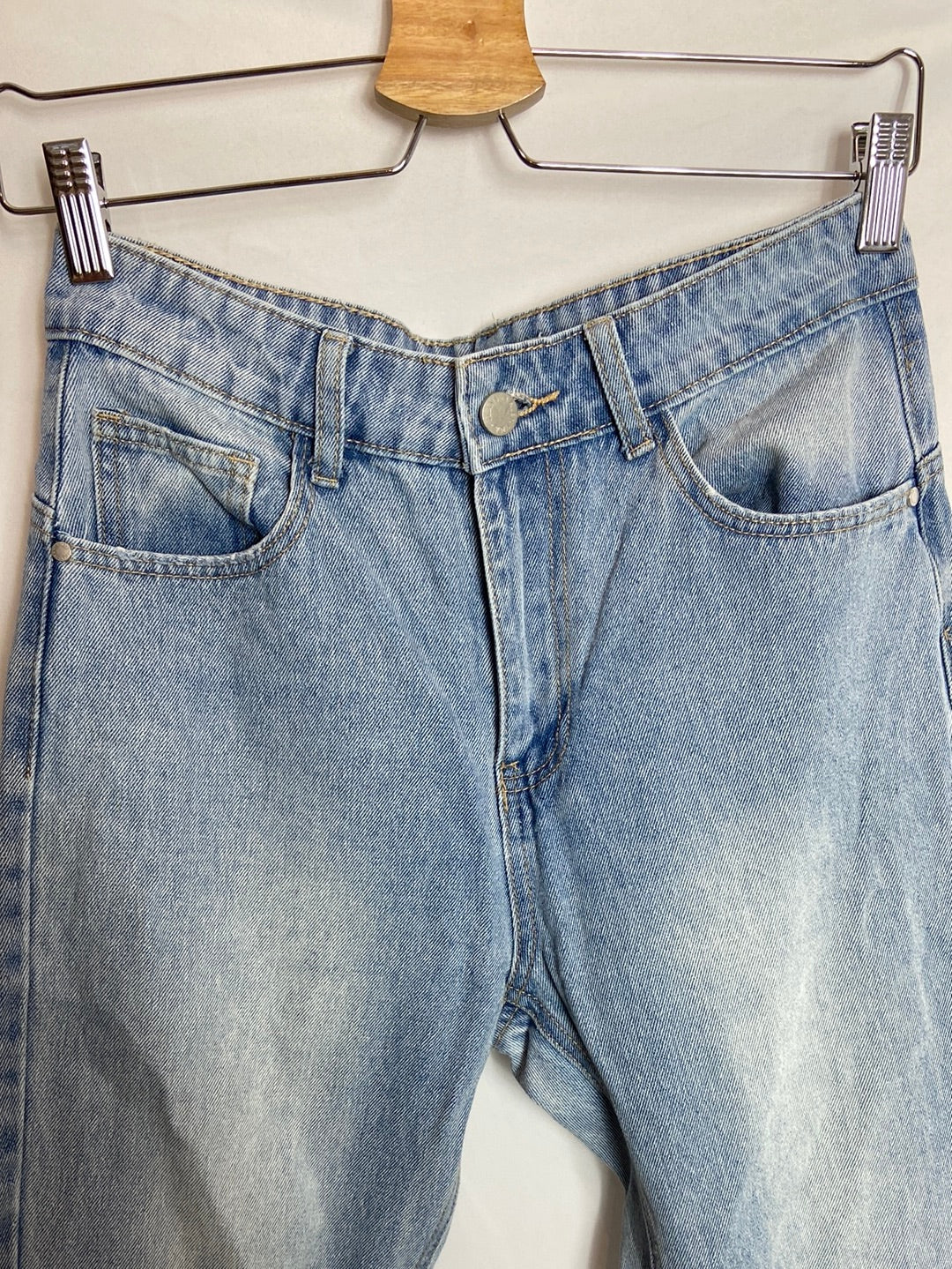 VALENTINA. Straight-leg denim trousers TU (S)