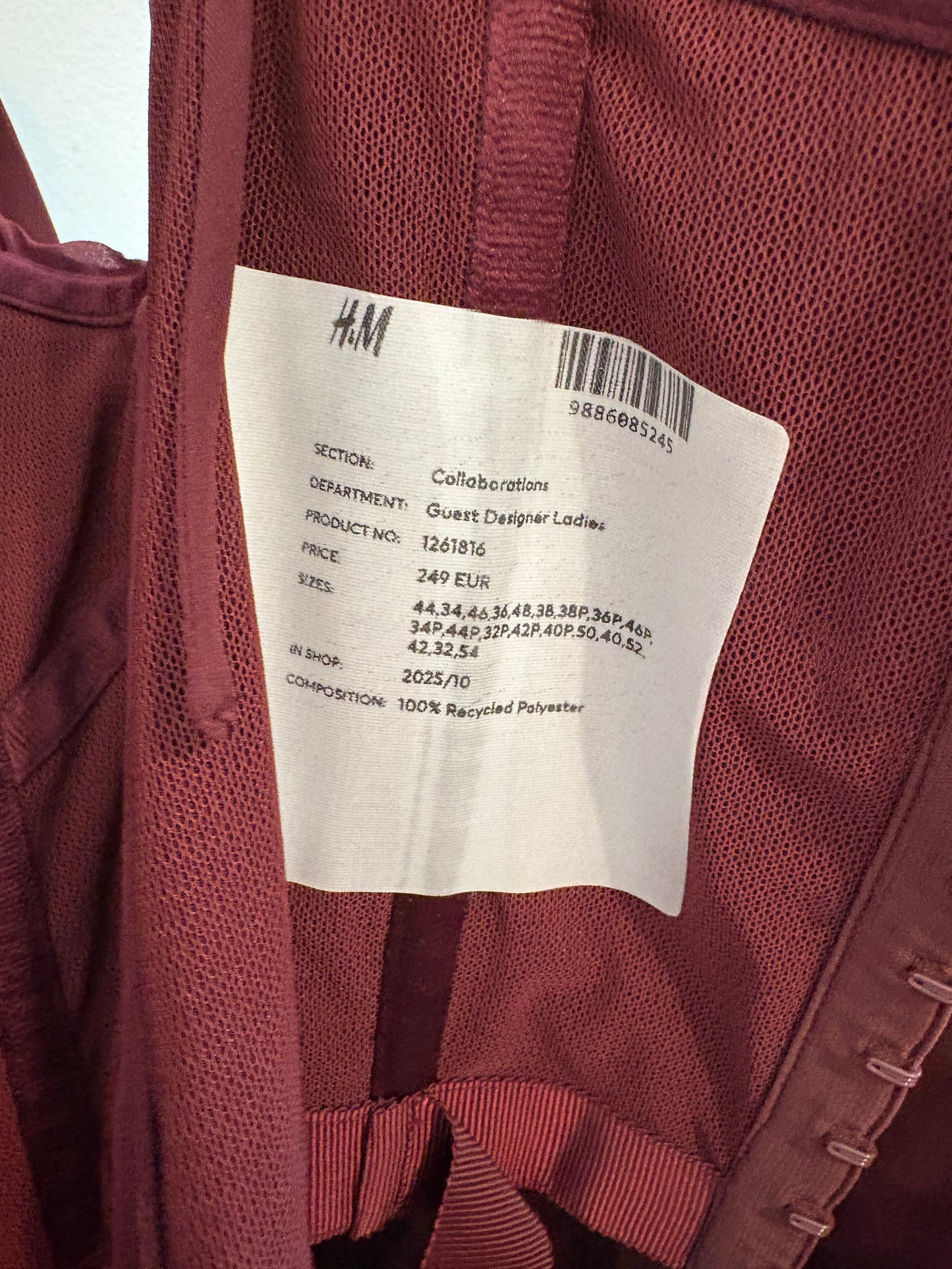 MAGDA BUTRYM x H&M. Mini vestido con maxiflor