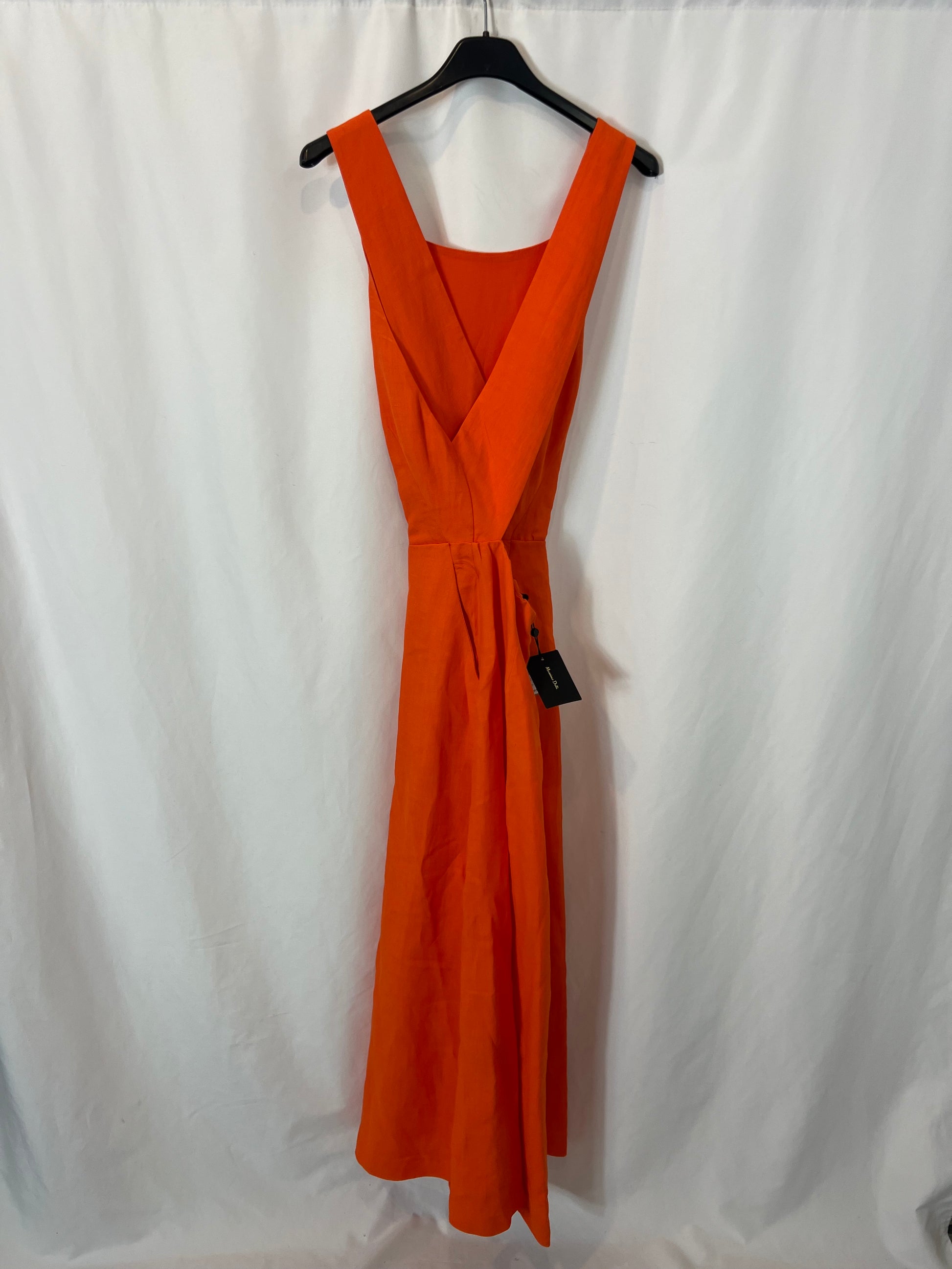 MASSIMO DUTTI. Orange dress with crossed back Ts Hibuy market MASSIMO DUTTI. Orange dress with crossed back Ts Hibuy market