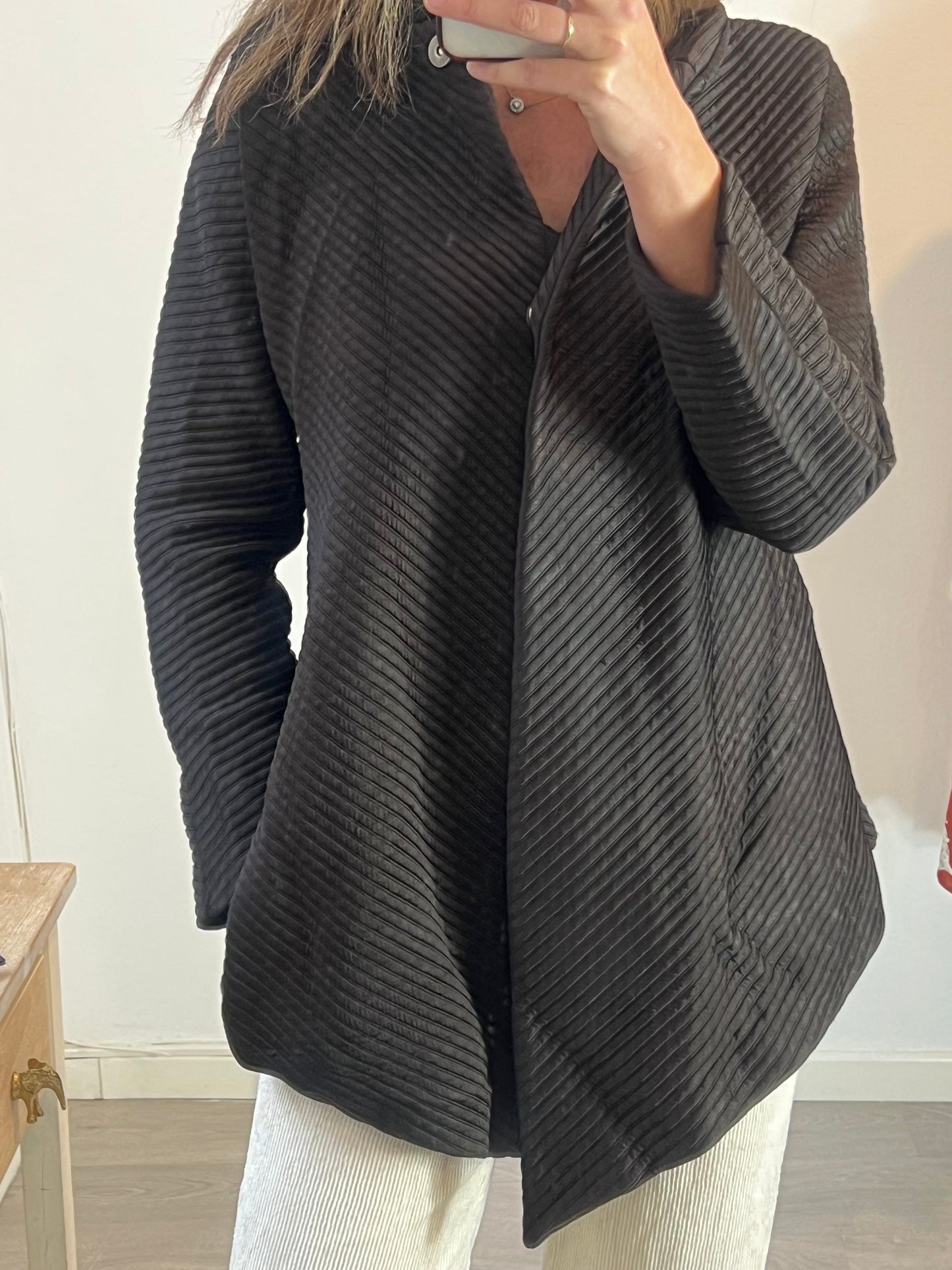 JESUS DEL POZO. Chaqueta marrón textura. T 40