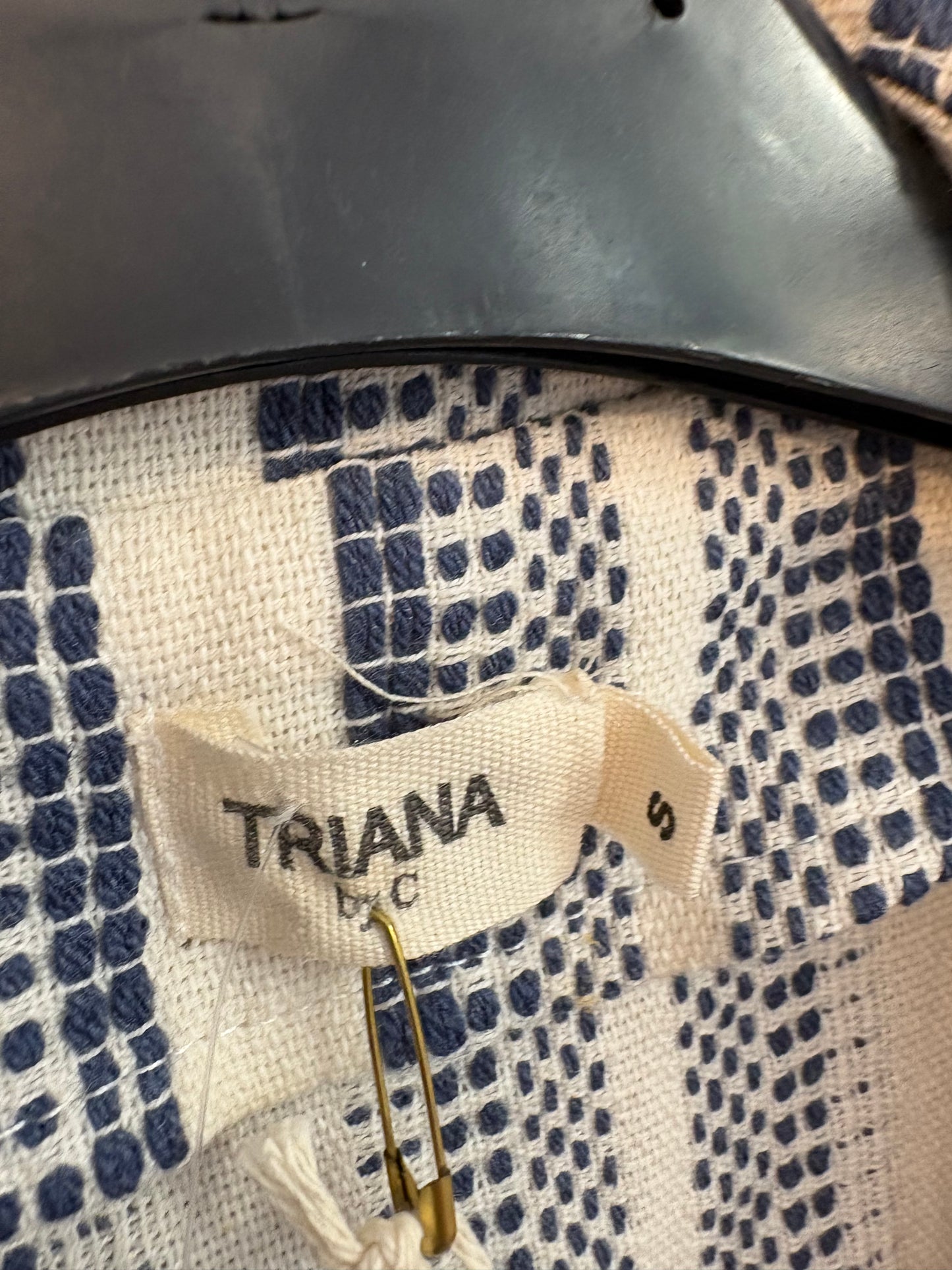 TRIANA BY C. Long embroidered jacket. T.S.