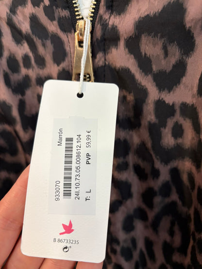 ALGO BONITO. Bomber animal print