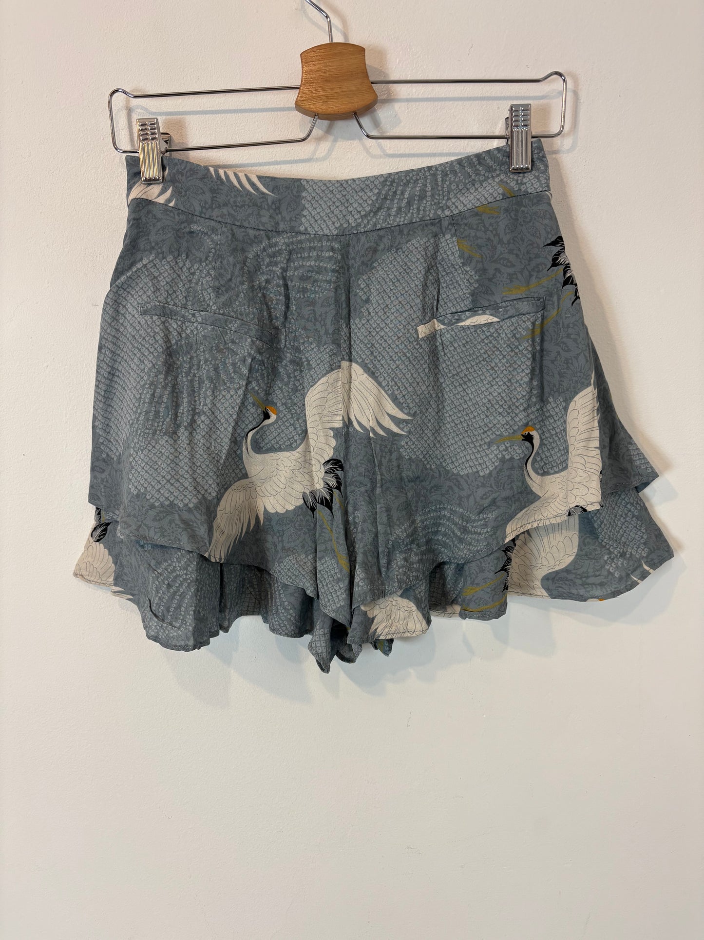 ZARA. Blue Ts bird pants