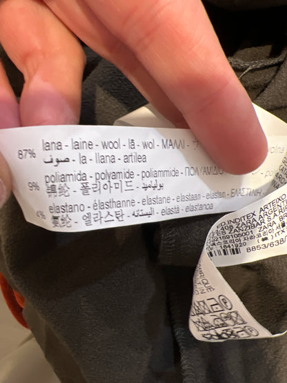 ZARA. Long brown Ts dress