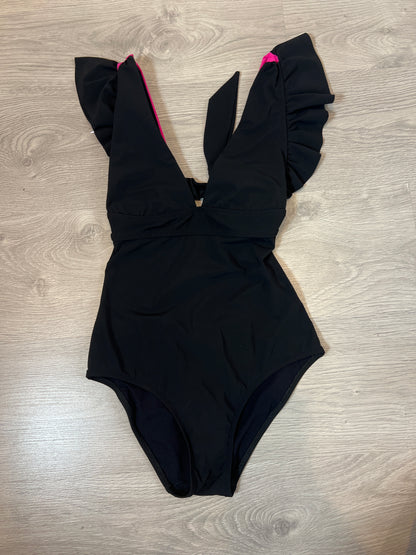 LAURA VECINO. Bañador negro. Talla S