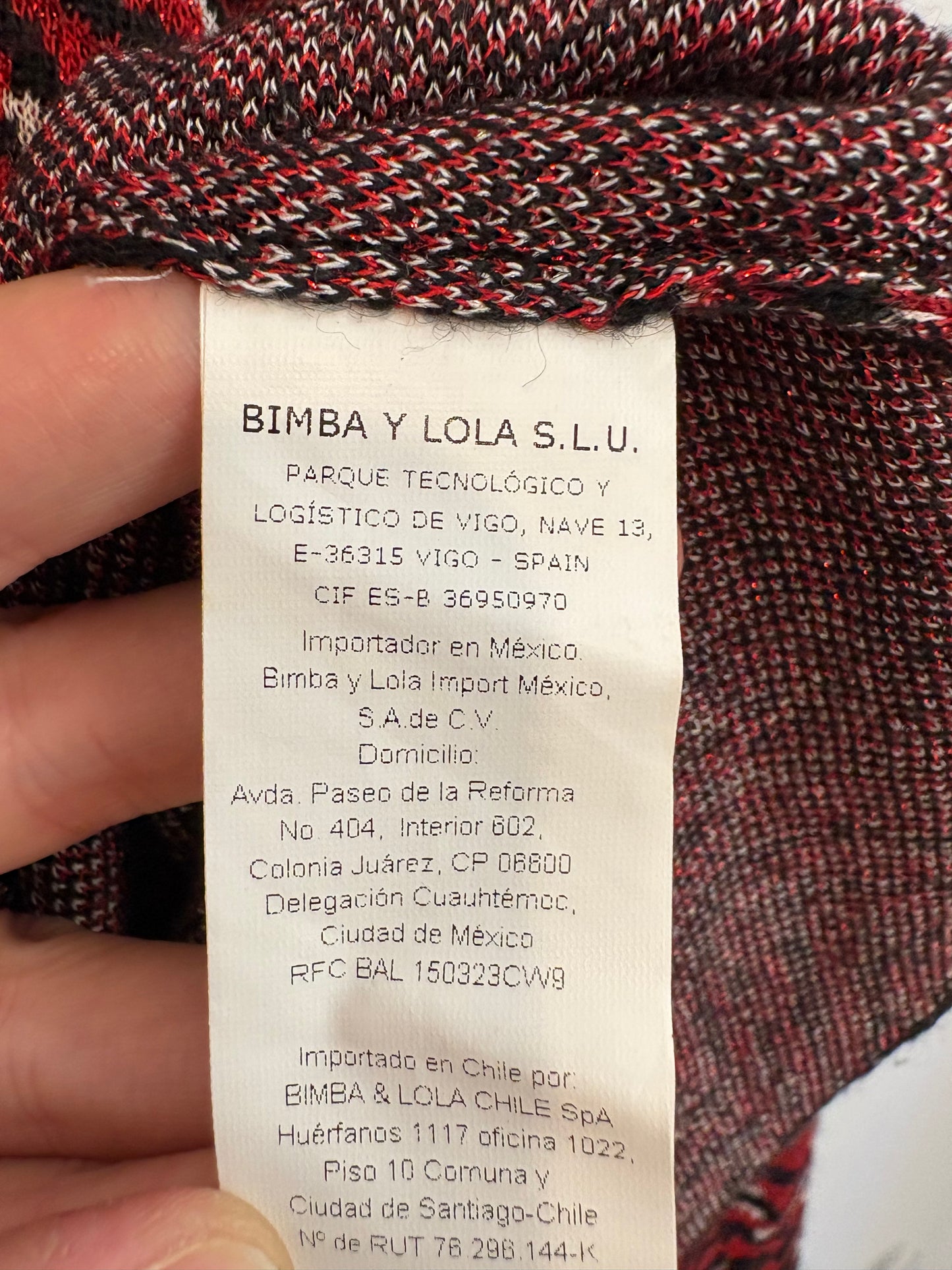 BIMBA Y LOLA. Printed thread knit set. TS