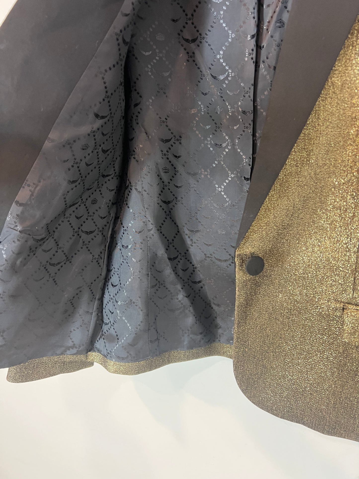 ZADIG&VOLTAIRE. Blazer hilos brillo. T 36