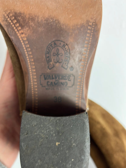 DAKOTA BOOTS. Botas piel camel T.38