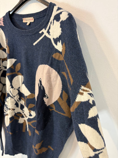 PAUL&JOE. Jersey lana estampado lobo