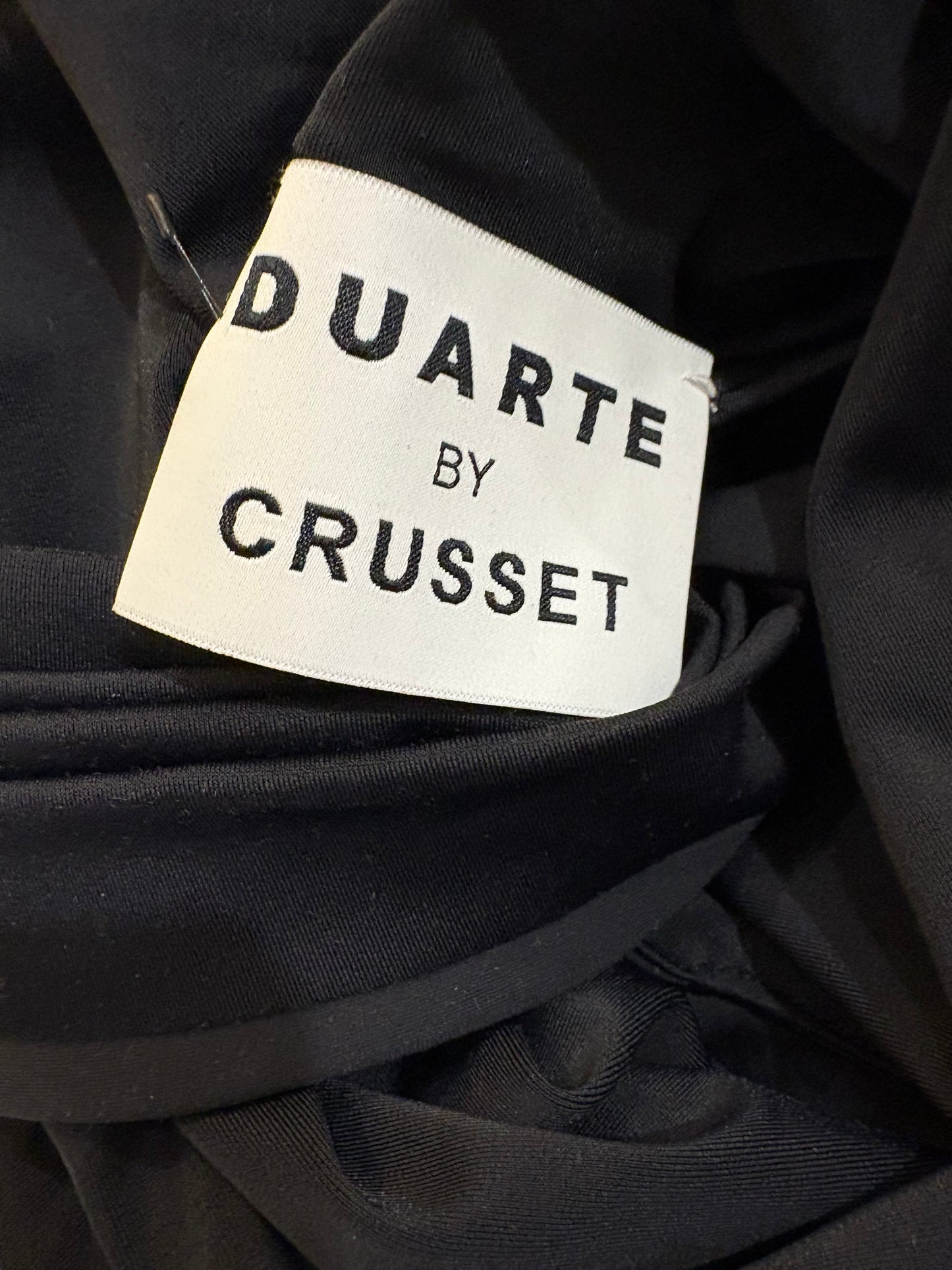 DUARTEby CRUSSET. Top negro asimétrico  T.u(S)