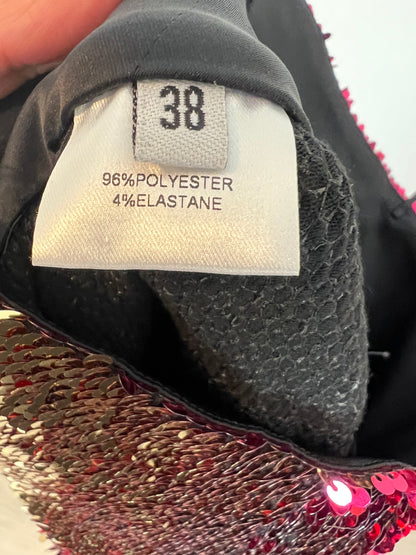 ALEXANDRE VAUTHIER. Two-tone sequin trousers, size 38