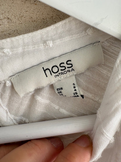 INTROPIA. blusa  blanca detalle espalda T.s