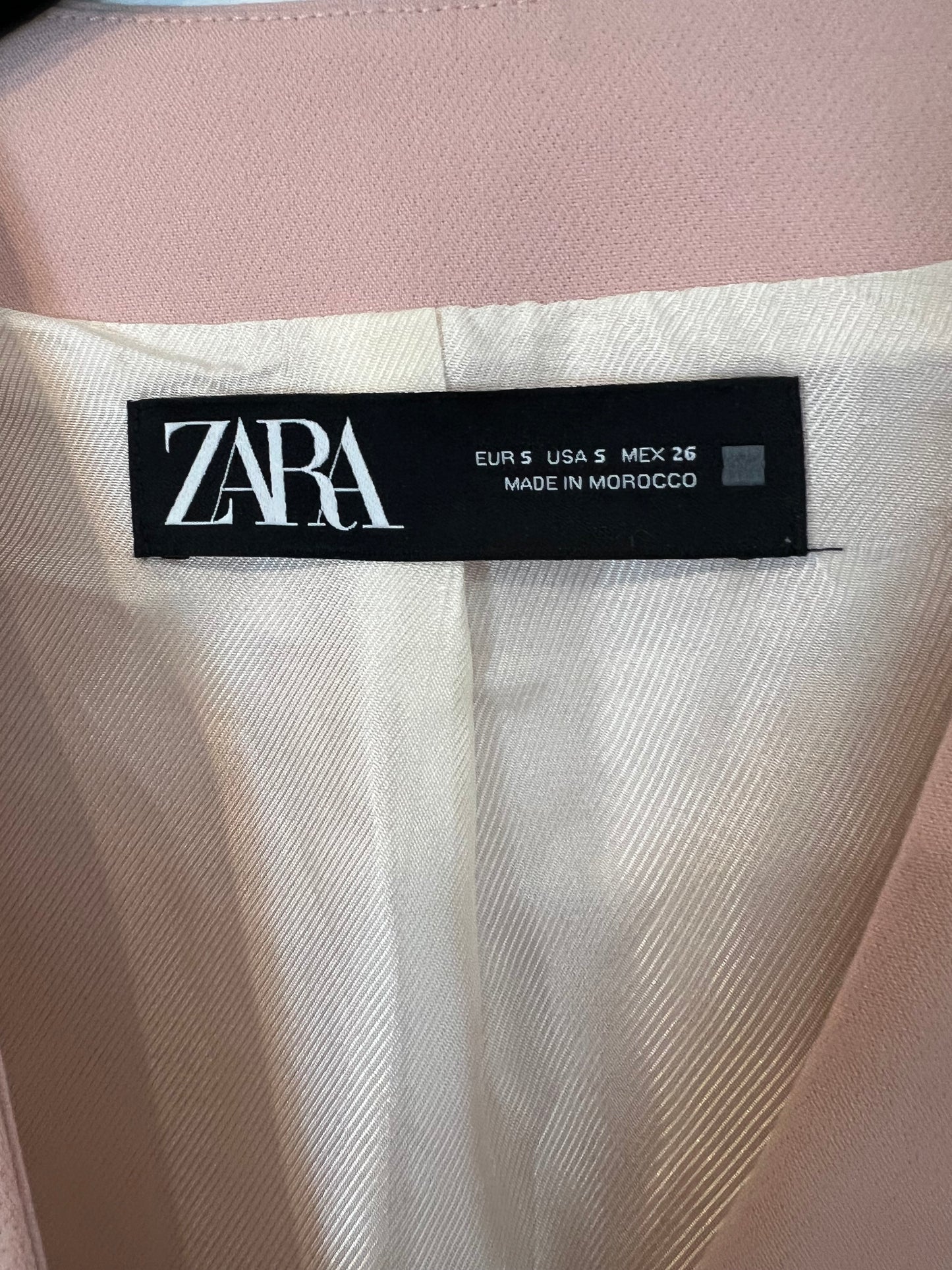 ZARA. Flowing pale pink set. Size XS/S