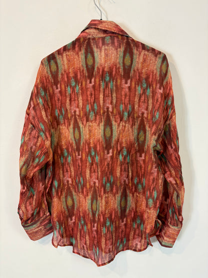 OTRAS. Blusa estampado abstracto. T S