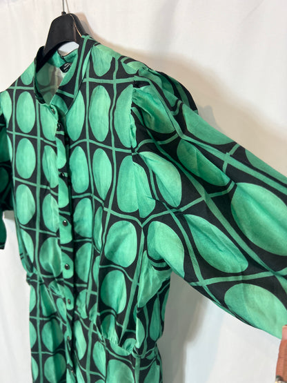 ZARA. Retro print short dress. TM