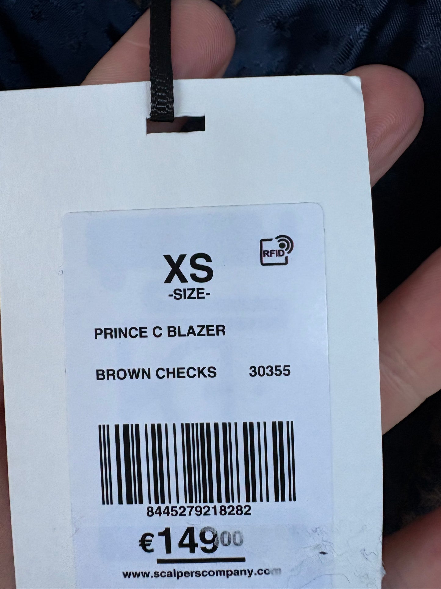 SCALPERS. Blazer pata de gallo lana