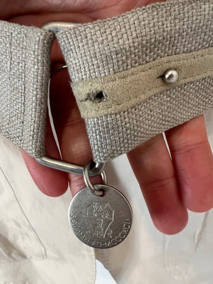 BRUNELLO CUCINELLI. Beige cotton and silk jacket. Size 42 (M)