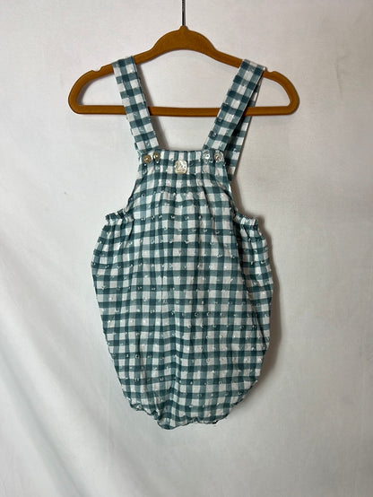 AL AGUA PATOS. Ranita cuadros textura. T 1 año