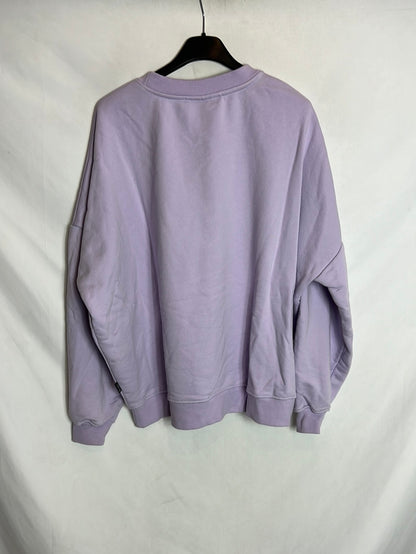 COLOURFUL REBEL. Sudadera morada letras. T M