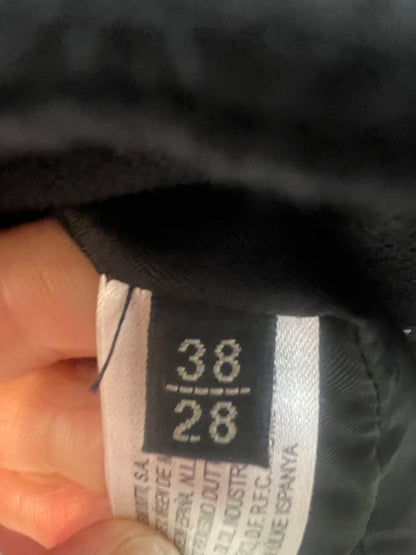 MASSIMO DUTTI. Black suit jacket, size 36/38