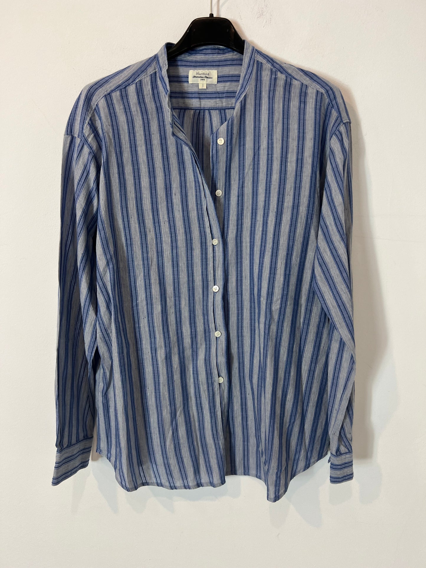 HARTFORD. Blusa rayas algodón T.1 (s)