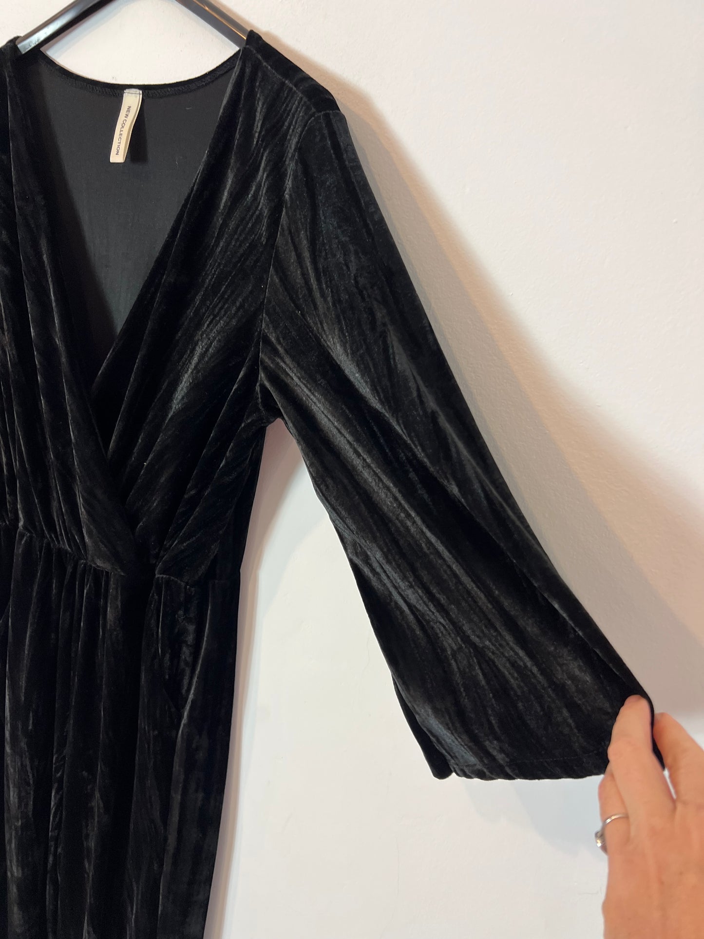 OTRAS. Mono negro terciopelo T.u(s)