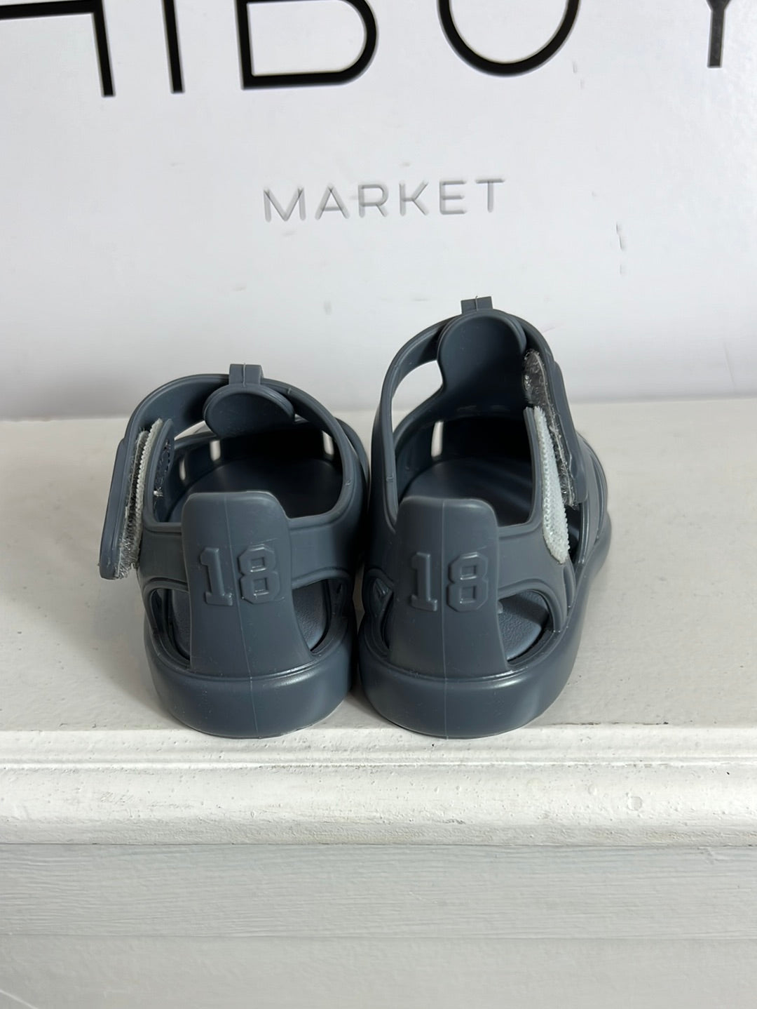 IGOR. Dark blue jelly shoes. Size 18