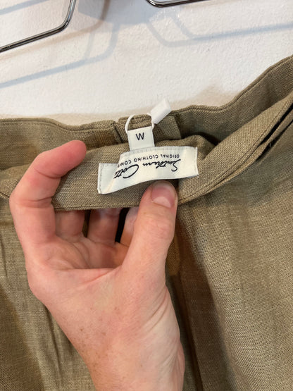 SOUTHERN COTTON. Pantalón fluido lino T.L