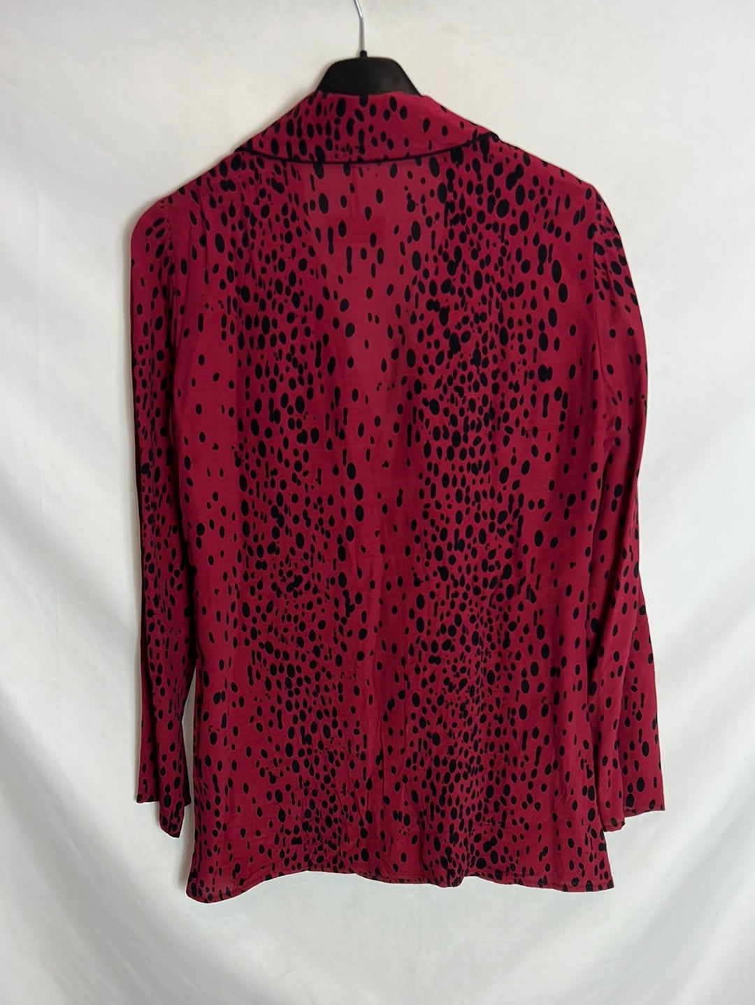 SCALPERS. Total look granate print. T XS/S