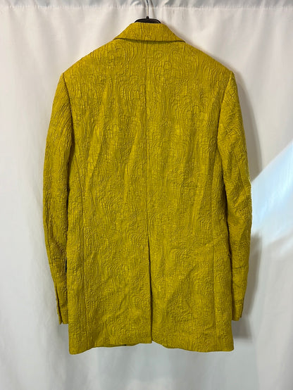 DRIES VAN NOTEN. Pistachio-textured blazer. Size 36