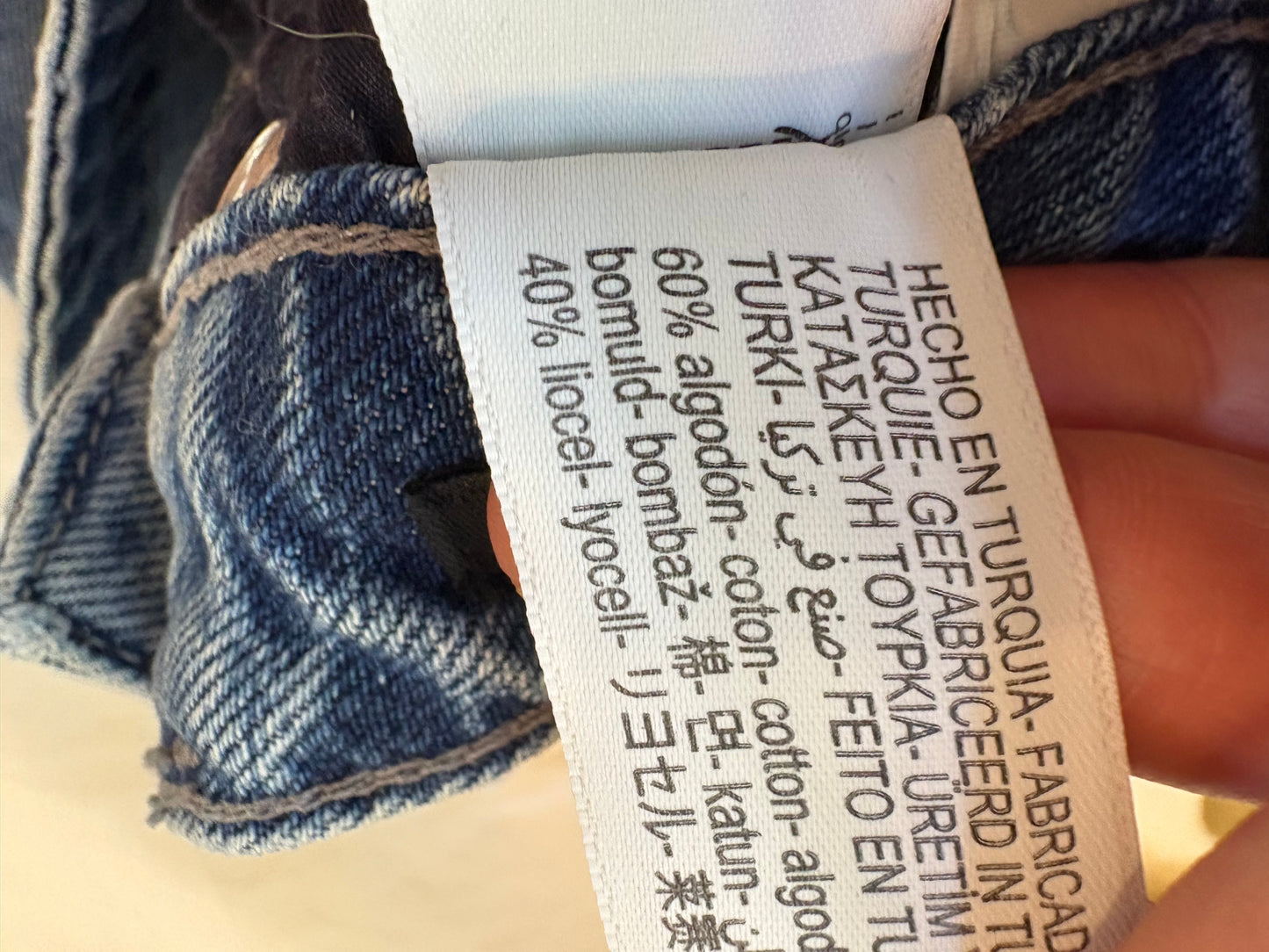 MASSIMO DUTTI. Falda denim midi