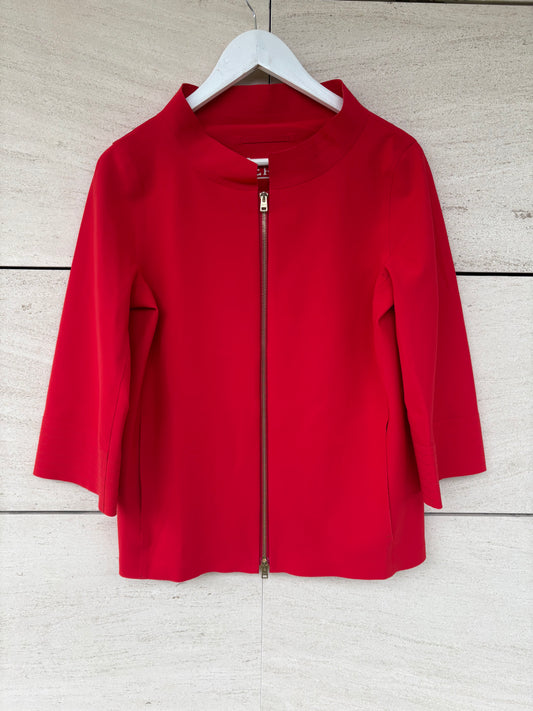 HERNO. Chaqueta roja textura