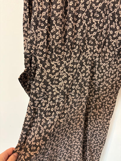 ZARA. Black stretch knit top. TL