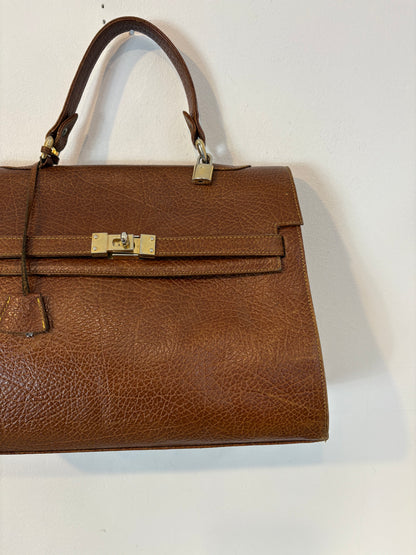 OTRAS. Bolso de mano piel vintage