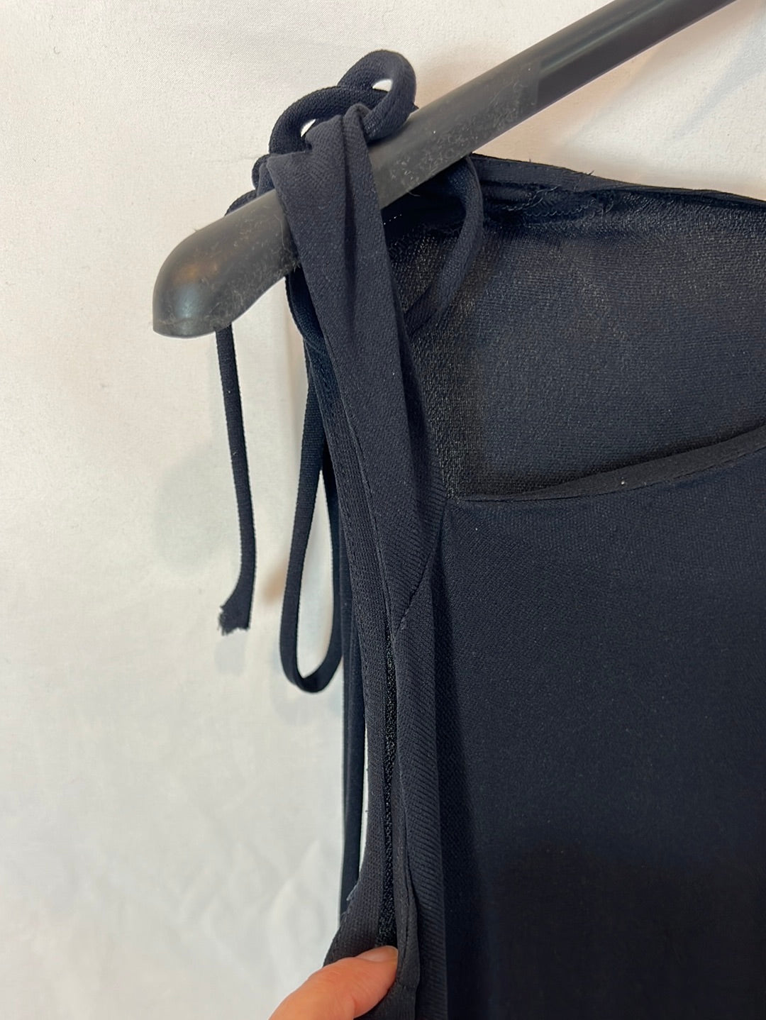 ANGEL SCHLESSER. Asymmetrical blue long dress TU(S)